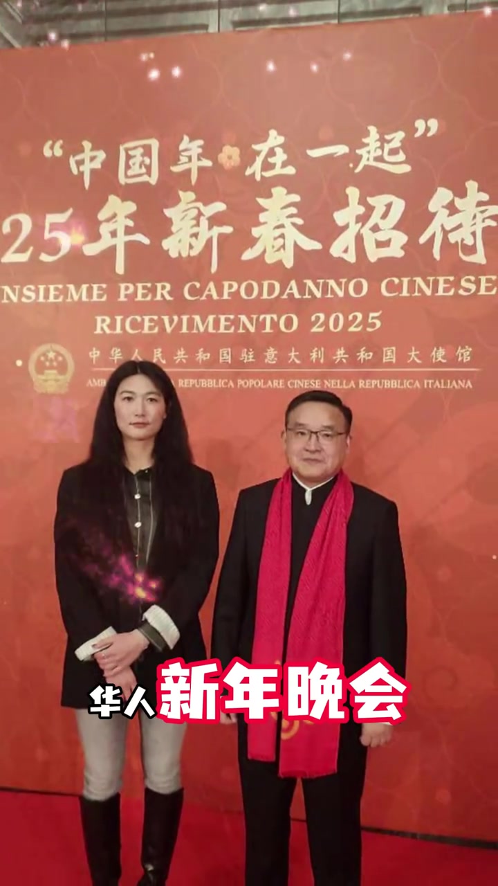 DB电子官网受邀参加意大利大使馆“华人新春晚会” 杨莉娜：非常荣幸！